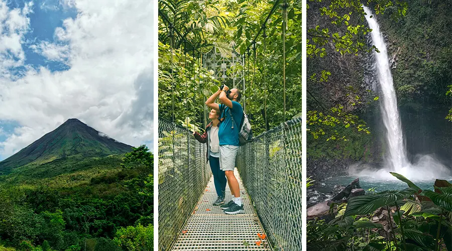 Arenal Combo: Arenal Volcano + Hanging Bridges + La Fortuna Waterfall